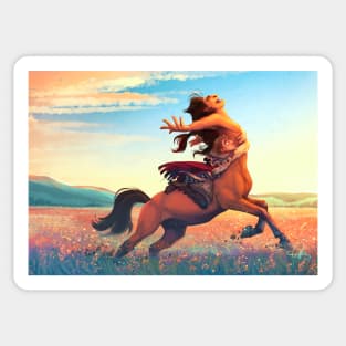 Centaur and Squire Sticker